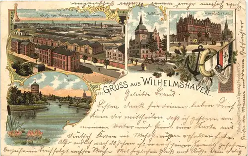 Gruss aus Wilhelmshaven - Litho -718778