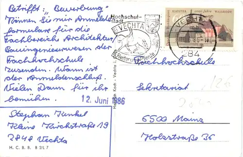 Vechta - Pädagogische Hochschule -718926