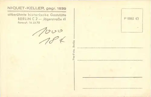 Berlin - Niquet Keller -719034