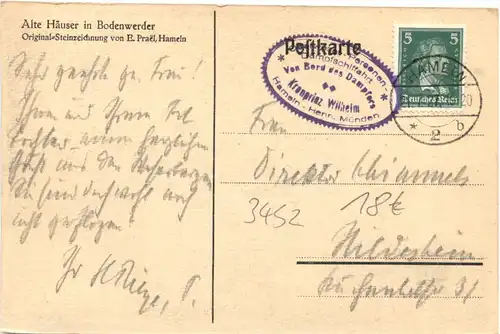 Alte Häuser in Bodenwerder -719580