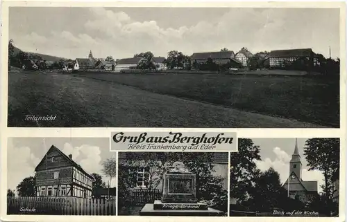 Gruss aus Berghofen - Kreis Frankenberg an der Eder -719894