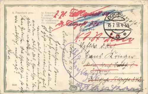 Künstler Ak A. Feuerbach -720024