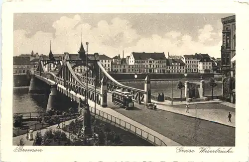 Bremen - Grosse Weserbrücke -720108