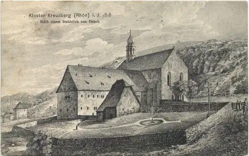 Kloster Kreuzberg Rhön im Jahre 1818 - Bischofsheim -720256