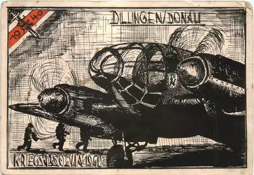 Dillingen Donau - Kriegs Absolvia 1940 - Studentika -720490