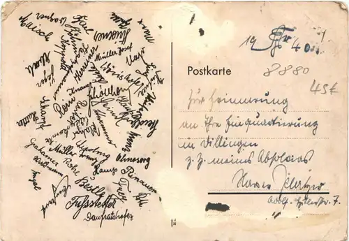 Dillingen Donau - Kriegs Absolvia 1940 - Studentika -720490