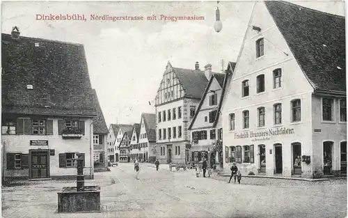Dinkelsbühl - Nördlingerstrasse mit Progymnasium -720466