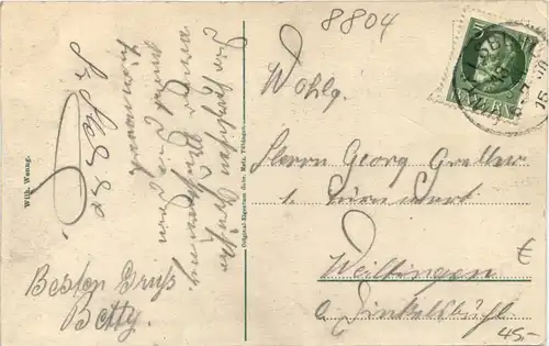 Dinkelsbühl - Nördlingerstrasse mit Progymnasium -720466