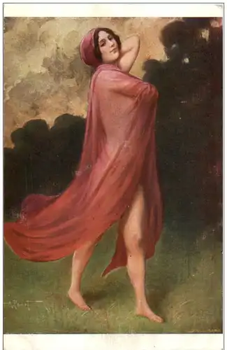 Salon de Paris - Albert Penot - Dancer with a rose veil -122188