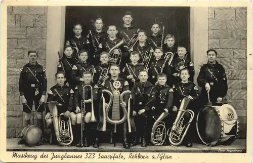 Rehborn a. Glan - Musikzug des Jungbannes Saarpfalz HJ - 3. Reich -720742