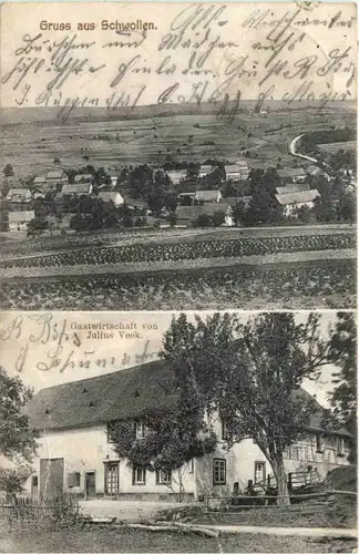 Gruss aus Schwollen - Gastwirtschaft von Julius Veek -720778