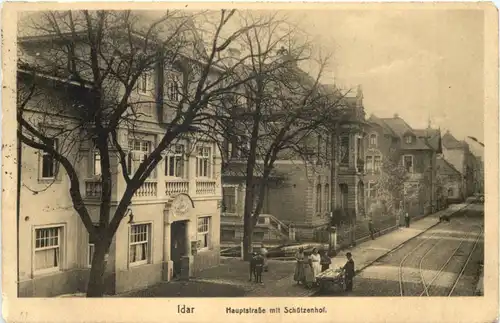 Idar - Hauptstrasse mit Schützenhof -720822