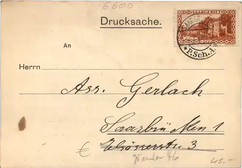 Saarbrücken - A. Beuermann Herrenbekleidung -720882