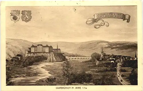 Saarbrücken um 1750 -720928