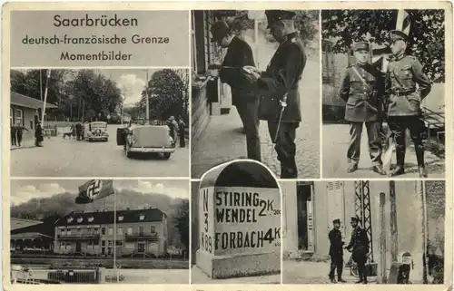 Saarbrücken - Deutsch Französische Grenze - 3. Reich -720906