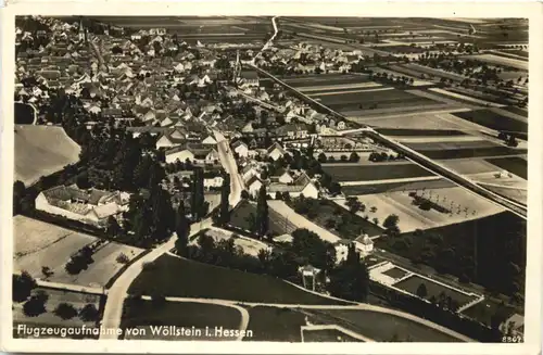 Wöllstein in Hessen - Flugzeugaufnahme -721016