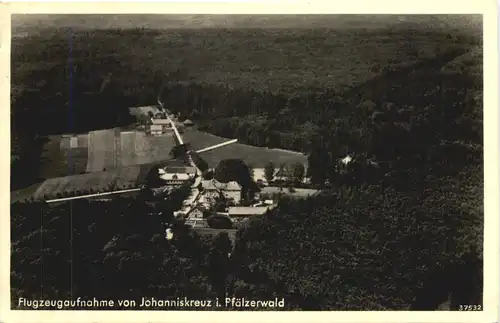 Flugzeugaufnahme Johanniskreuz im Pfälzerwald bei Lambrecht -721290