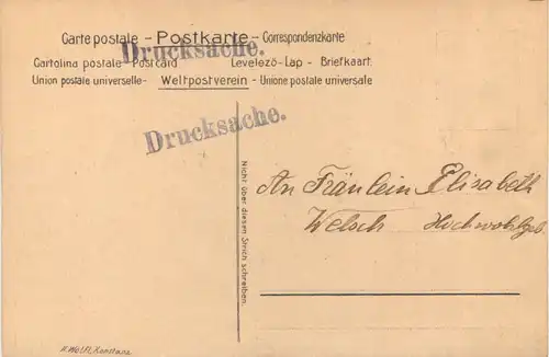 Konstanz - Einjährige 1907 - Studentika -722130
