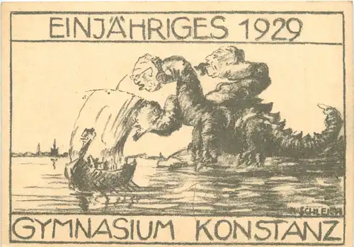 Konstanz - Gymnasium 1929 - Studentika -722160