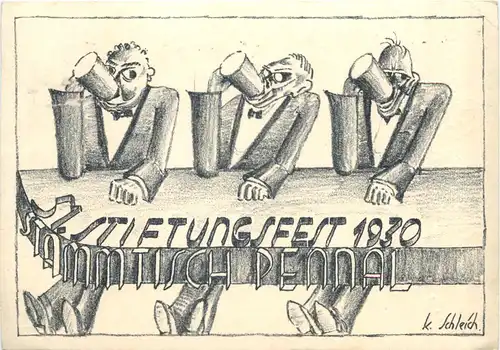 Konstanz - Stammtisch Pennal 1930 - Studentika -722156