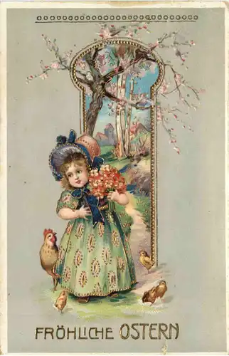 Ostern - Kind - Huhn -721834