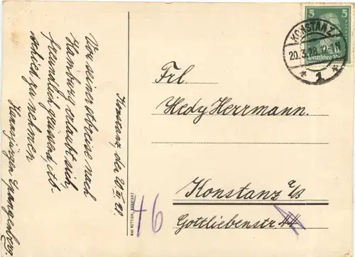 Konstanz - Zeppelin Oberrealschule 1928 - Studentika -722174