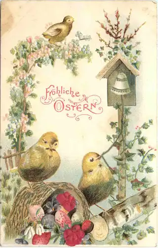 Ostern - Prägekarte - Chicken -721788