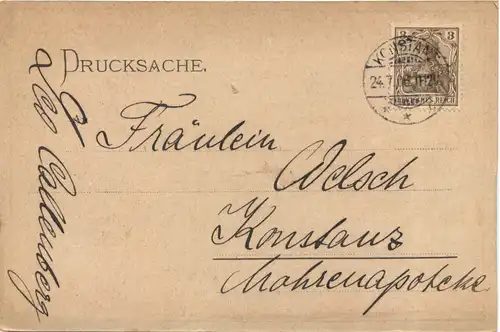 Konstanz - Abiturium 1906 - Studentika -722240