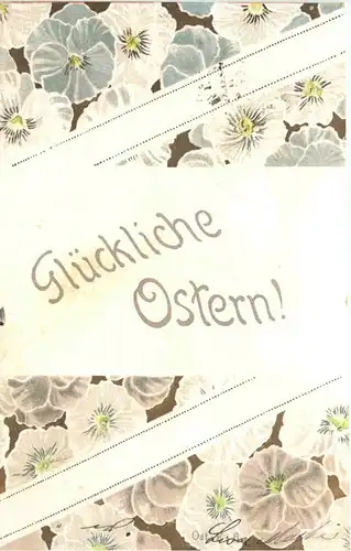 Ostern - Prägekarte - Blumen -721946