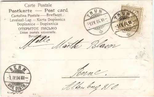 Ostern - Prägekarte - Blumen -721946