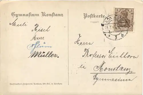 Konstanz -Abitur 1915 - Studentika -722280