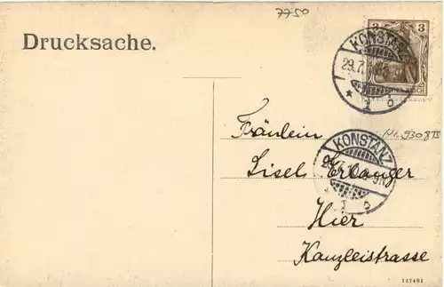 Konstanz - Einjährig Freiwilligen 1910 - Studentika -722340