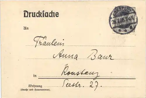 Konstanz - Abitur 1905 - Studentika -722400