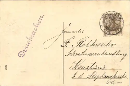 Konstanz - Oberrealschule 1908 - Studentika -722222