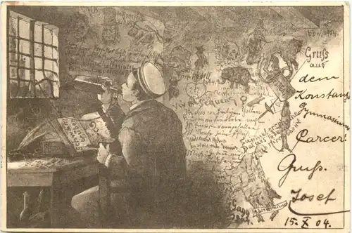 Konstanz - Gymnasium Carcer 1904 - Studentika -722244