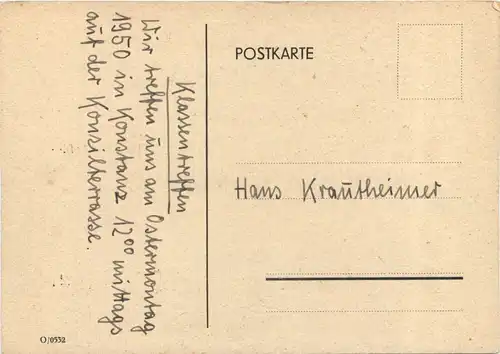 Konstanz - Abitur 1943 - Studentika -722390