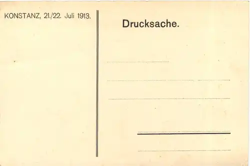 Konstanz - Abiturium 1913 - Studentika -722294