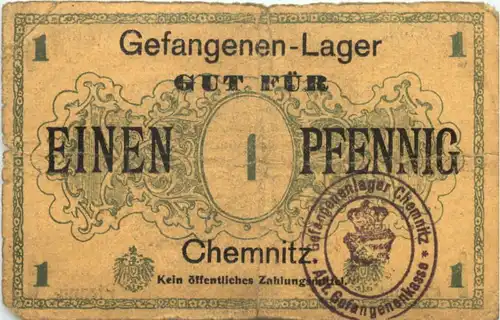 Chemnitz - Gefangenenlager Notgeld 1 Pfennig -722410