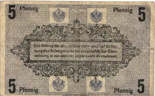 Chemnitz - Gefangenenlager Notgeld 5 Pfennig -722406