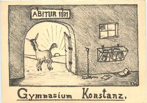 Konstanz - Abitur 1931 - Studentika -722364
