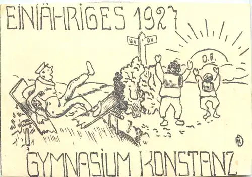 Konstanz - Einjähriges 1927 - Studentika -722332