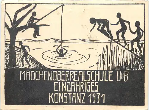 Konstanz - Mädchenoberrealschule 1931 - Studentika -722208