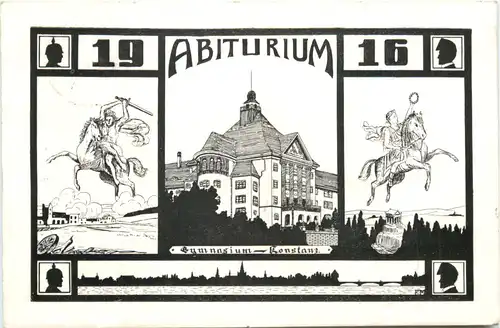 Konstanz - Abiturium Gymnasium 1916 - Studentika -722228