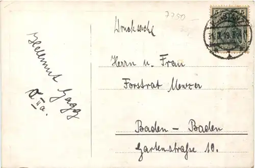 Konstanz - Einjährige Gymnasium 1919 - Studentika -722268