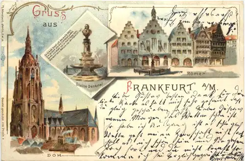 Gruss aus Frankfurt - Litho -722484