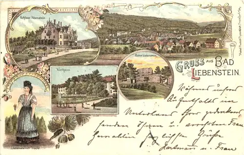 Gruss aus Bad Liebenstein - Litho -722610