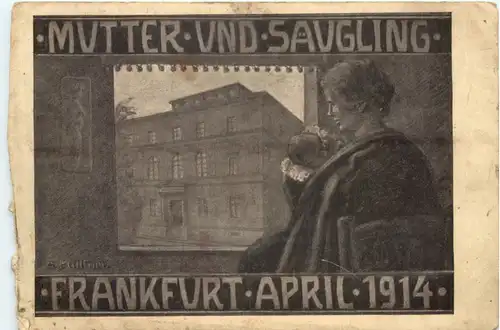 Frankfurt Main - Mutter und Säugling 1914 -722522