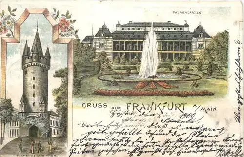 Gruss aus Frankfurt - Litho -722504