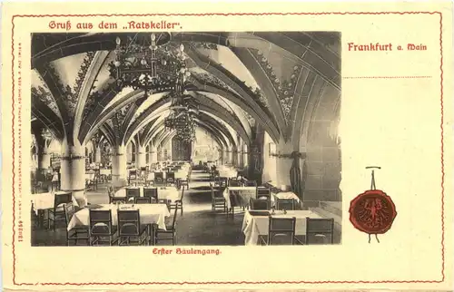 Frankfurt Main - Gruss aus dem Ratskeller -722534