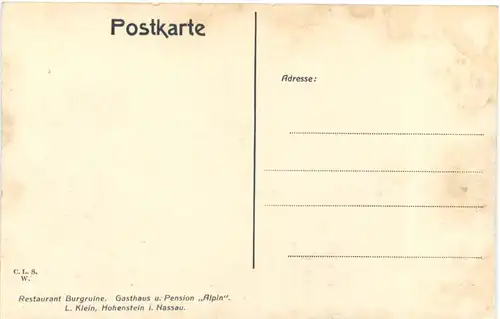 Hohenstein in Nassau - Restaurant an der Burgruine -722628